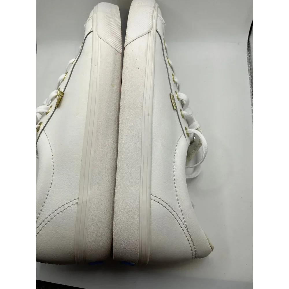 Keds Women's White‎ Leather Dream Foam Sneakers Comfort Low Top Shoes